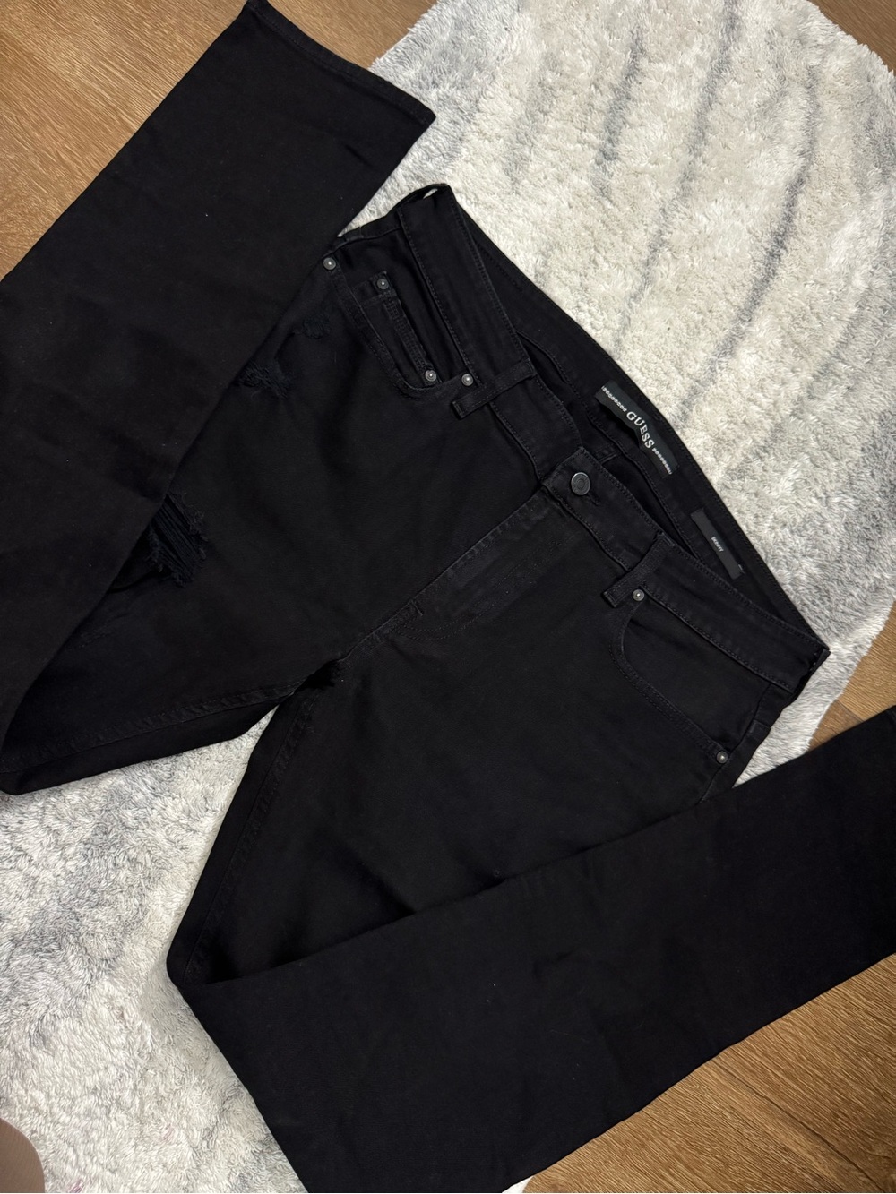 Men’s GUESS Black Skinny Jeans